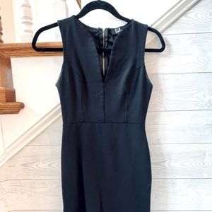 BLACK BODYCON MIDI FULL ZIP UP DRESS